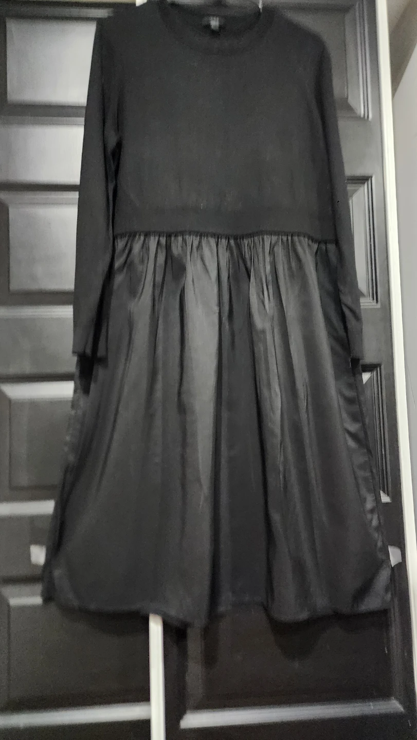 COS black long-sleeve dress - photo 3