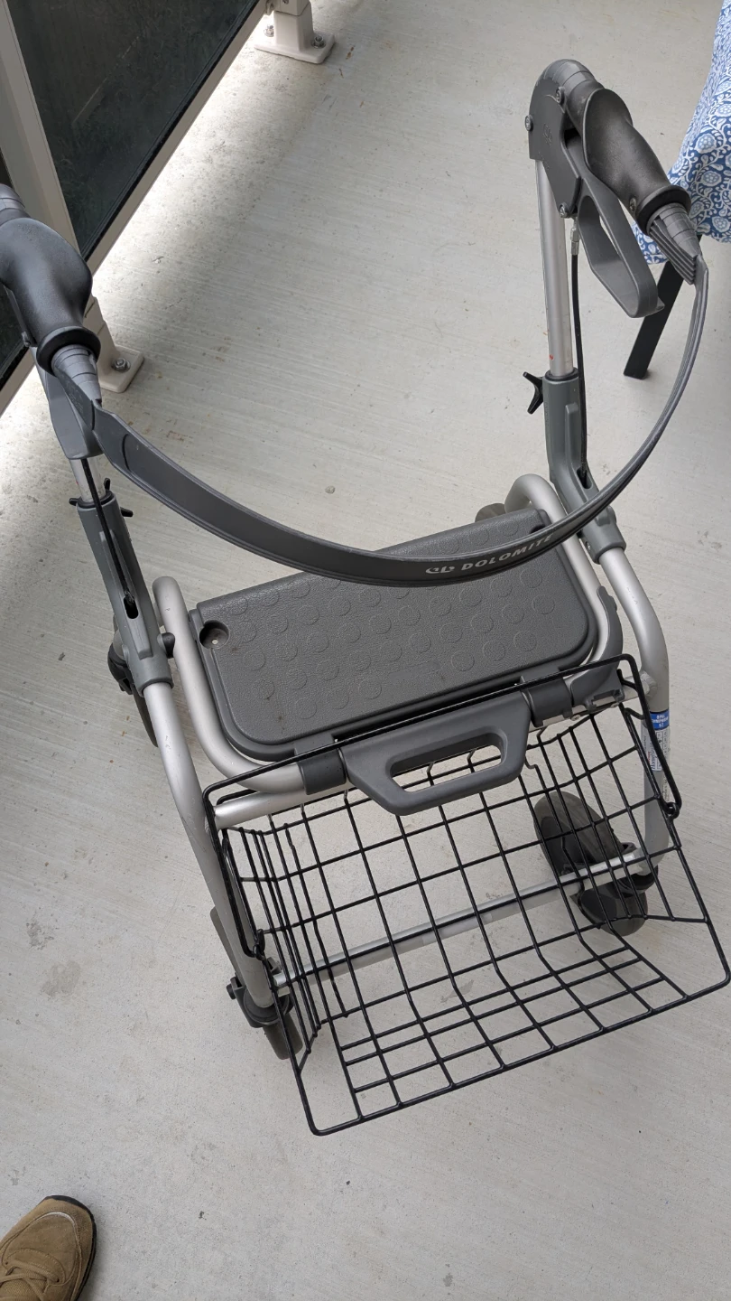 Walker shopping cart for seniors
