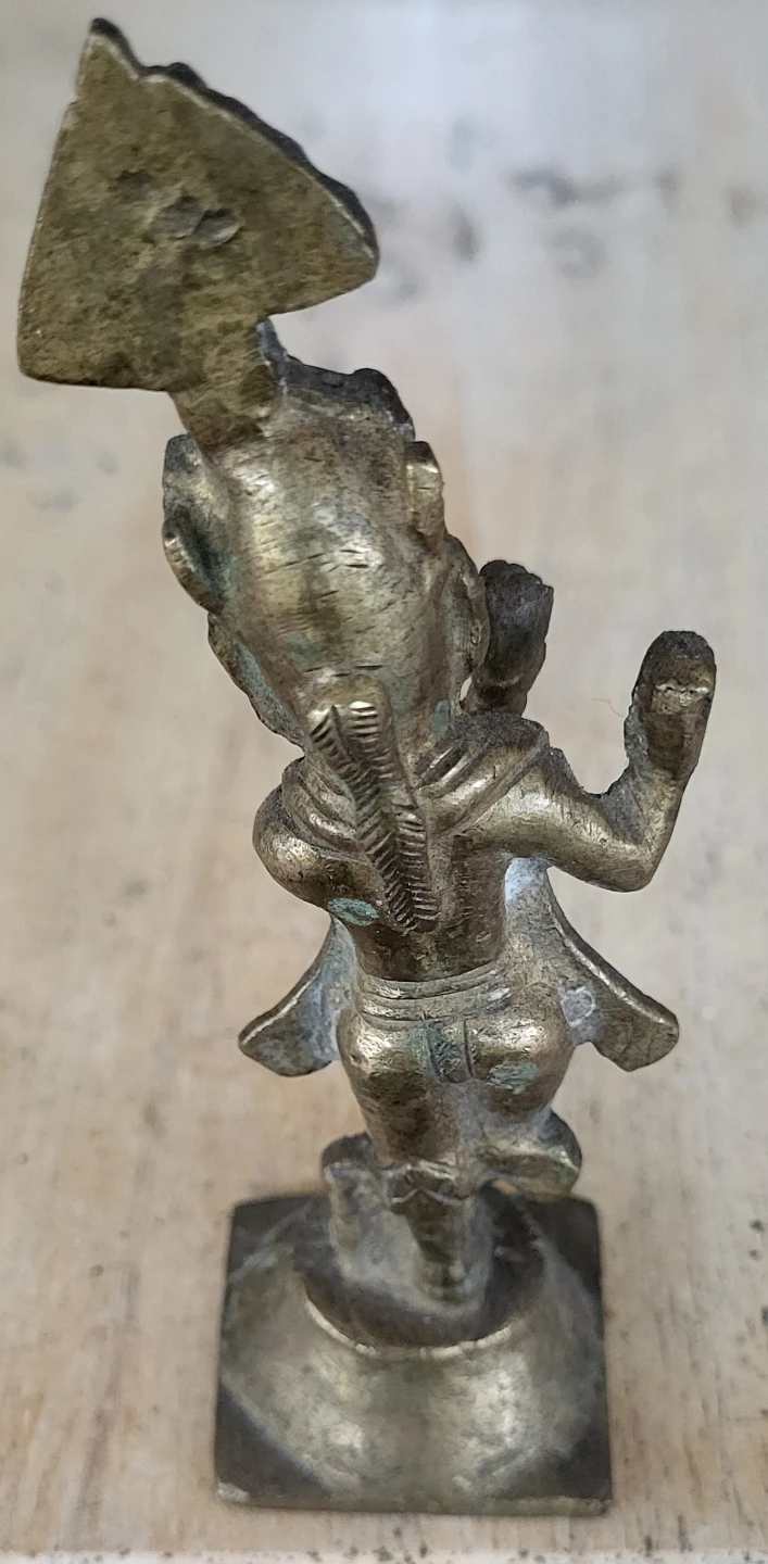 Small Brass Deity Figurine - photo 2