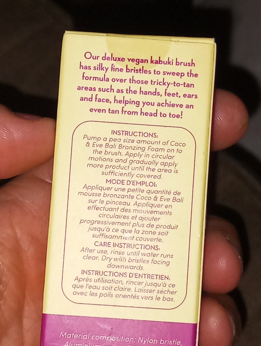 2x Coco & Eve Vegan Kabuki Self Tan Brushes - photo 4