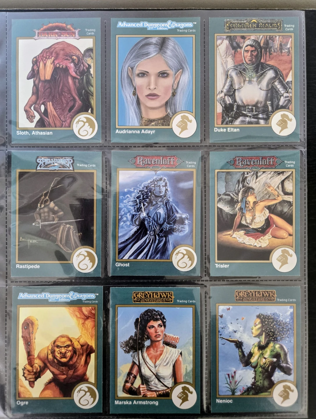 1993 TSR D+D Card Lot (36) Rare Ruby Parallels - photo 4