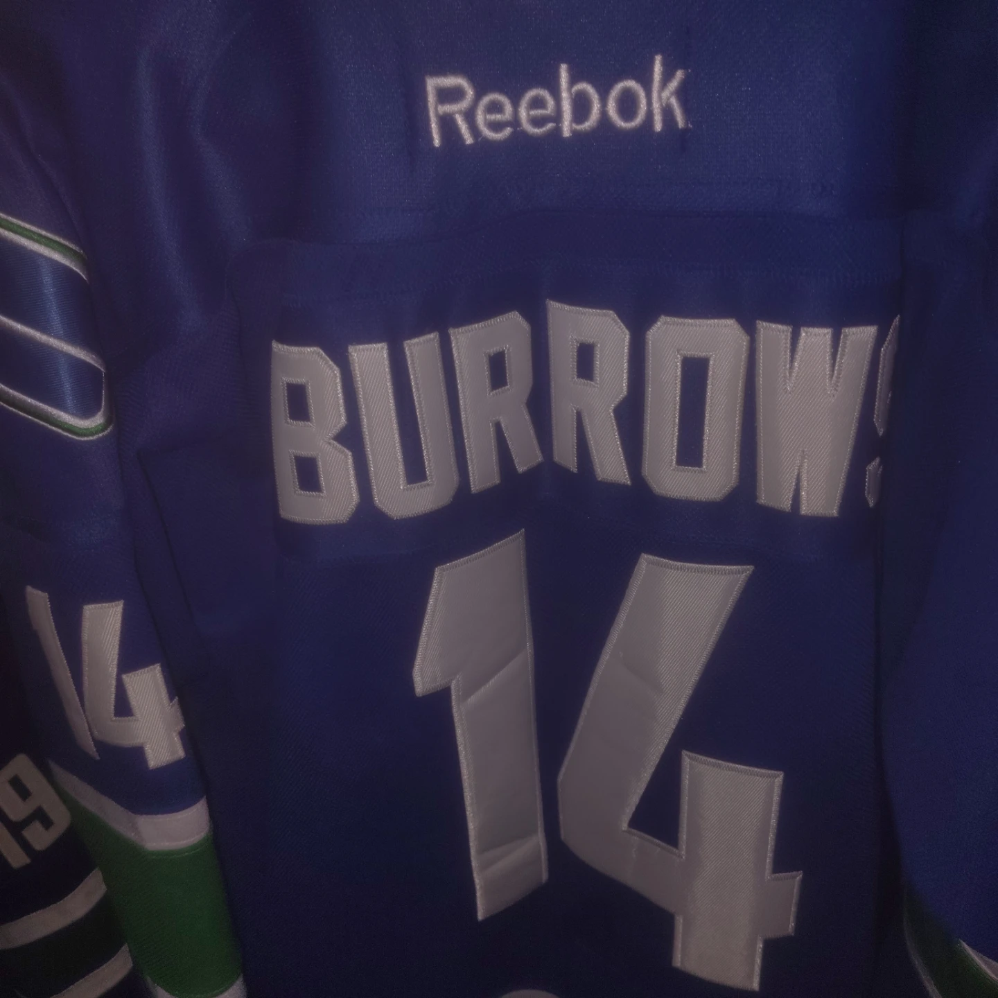 Canucks Burrows Jersey