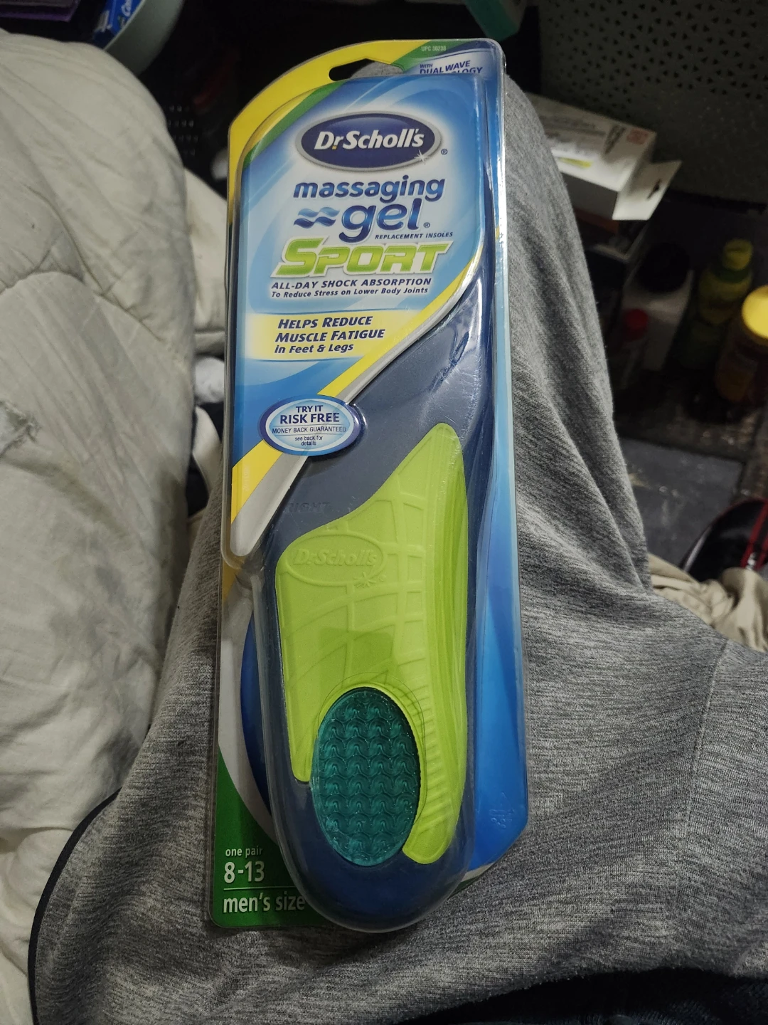 Dr. Scholl's Massaging Gel Sport Insoles Men's 8-13