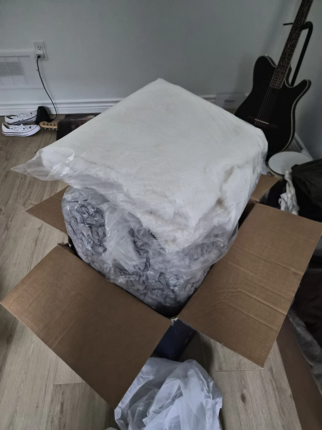 Hobestluk 3-in-1 Convertible Memory Foam Bean bag. - photo 5