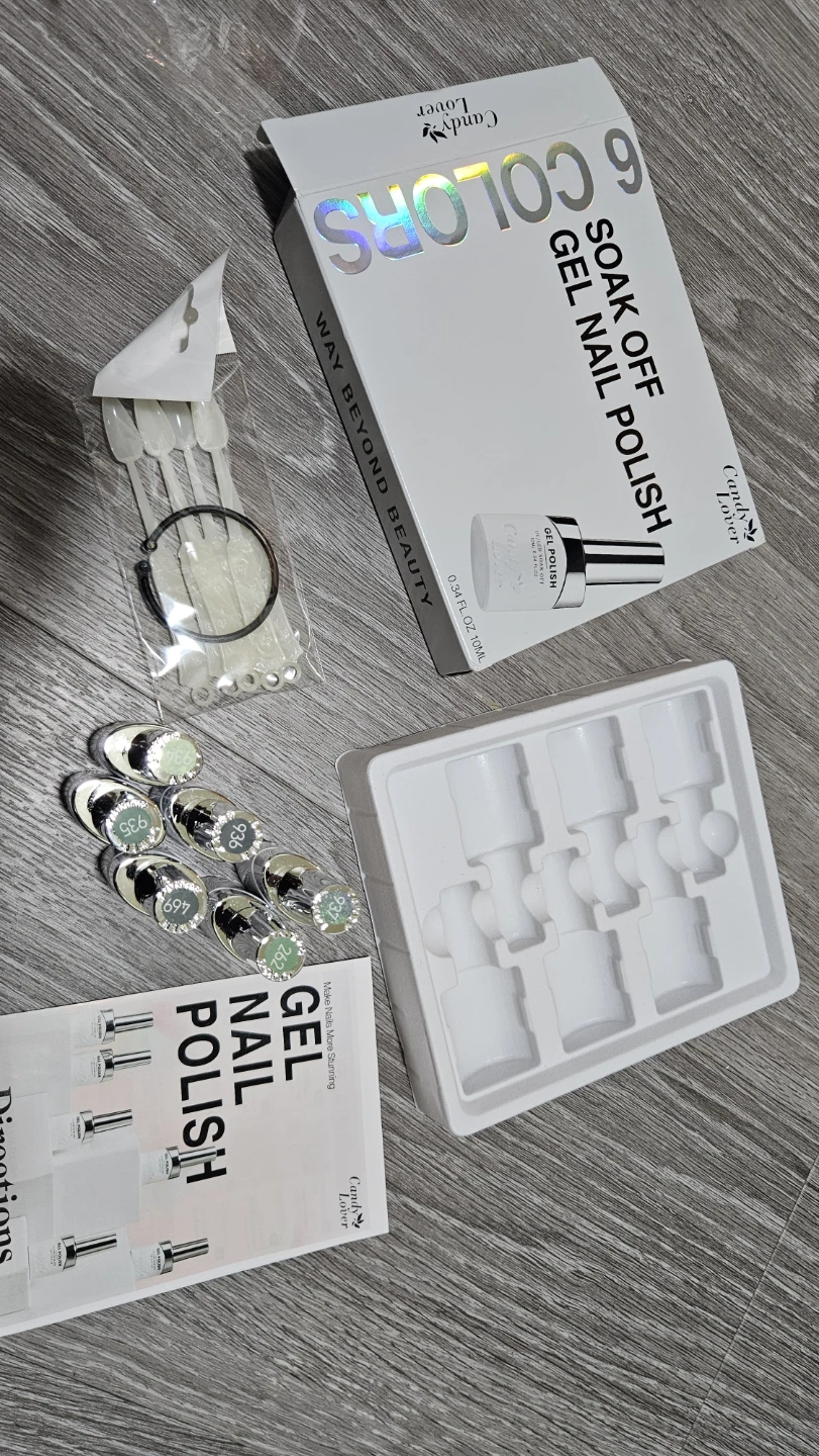 (4 packs) Green toned Nail Polish Set - photo 2