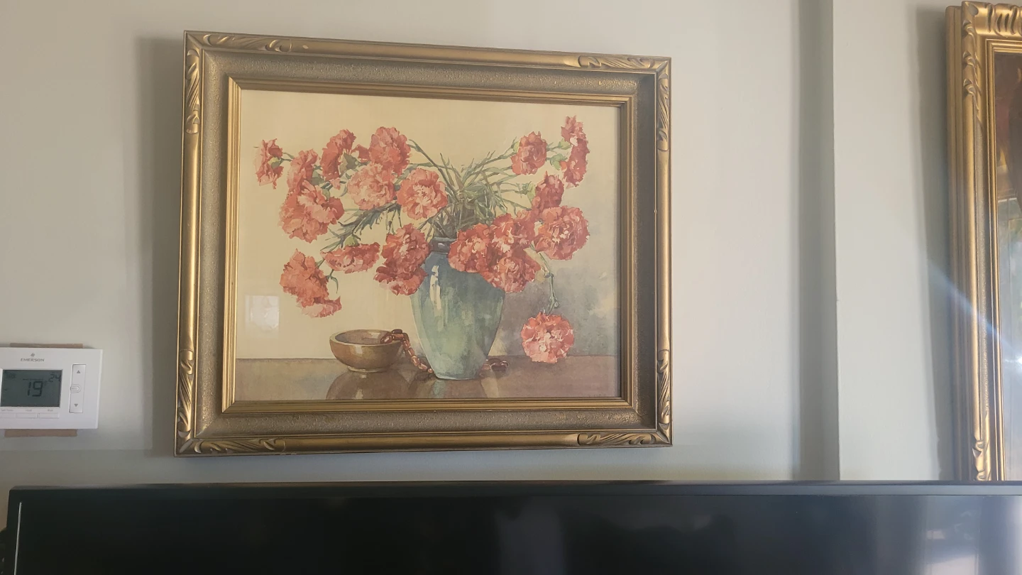 Floral painting print