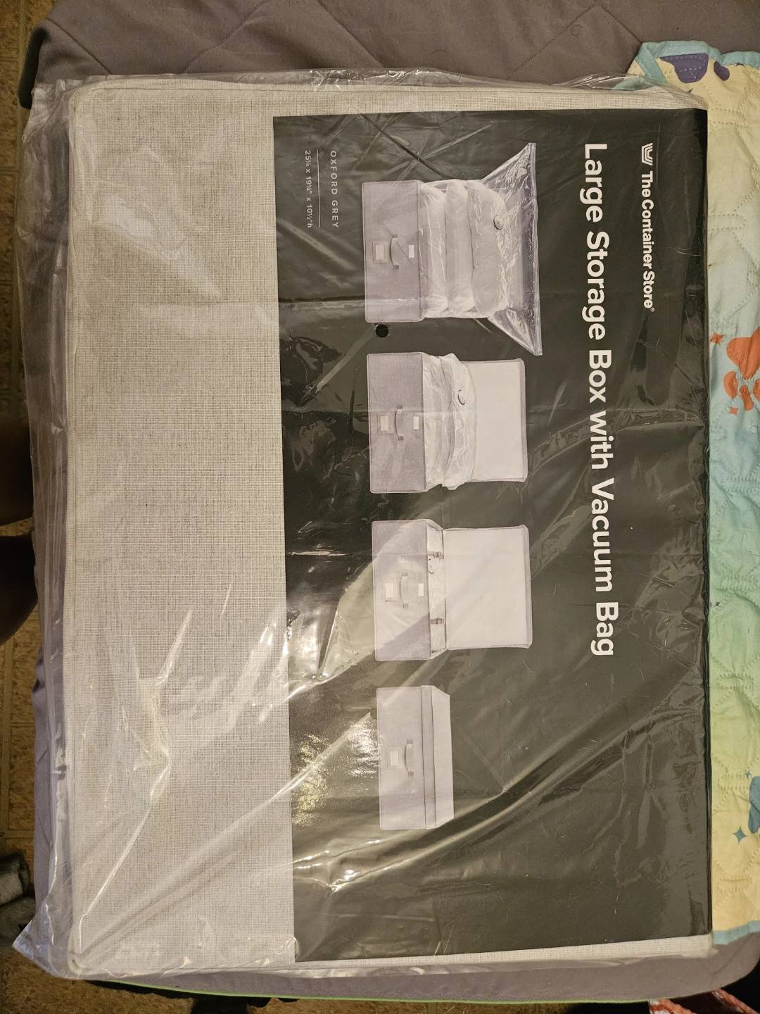 The Container Store Large Storage Box with Vacuum Bag