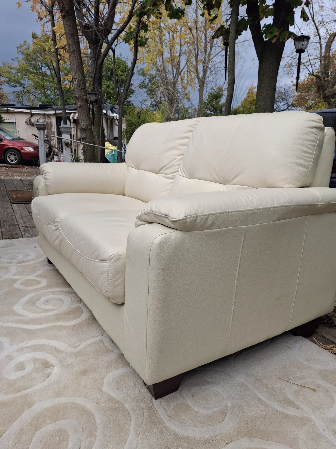 LEATHER 2 SEATER COUCH - photo 3