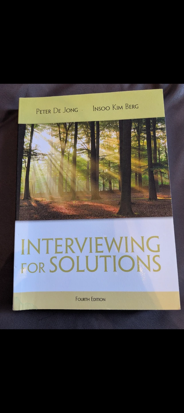 Interviewing for Solutions 4th Edition