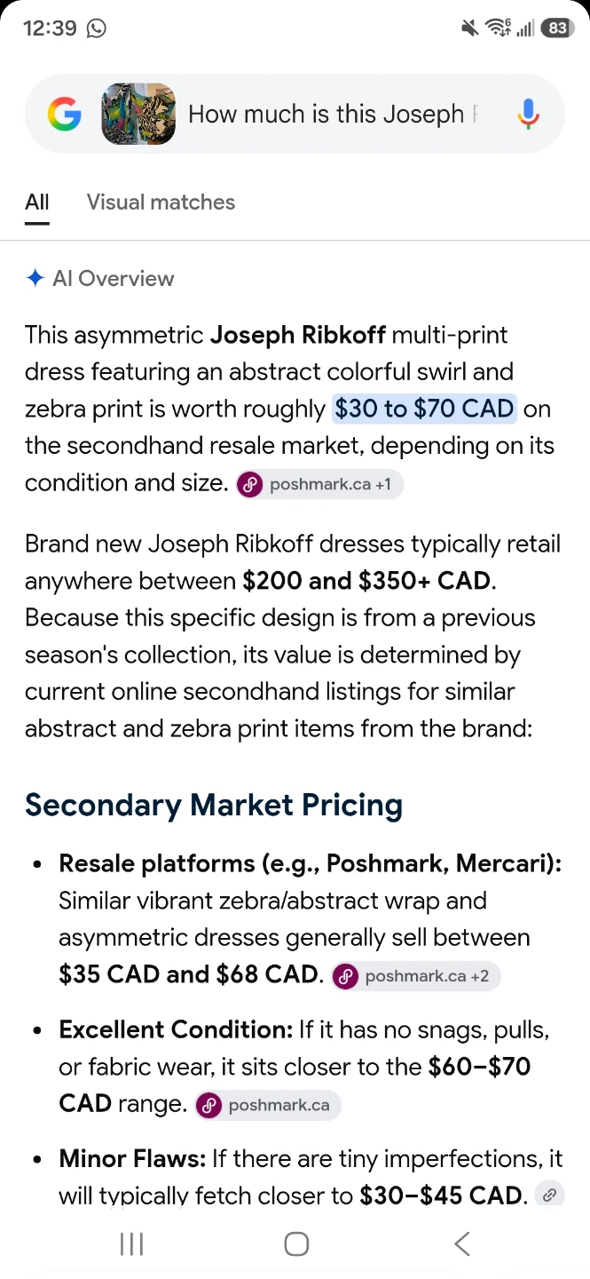 Joseph Ribkoff One-Shoulder Abstract Print Top - photo 5