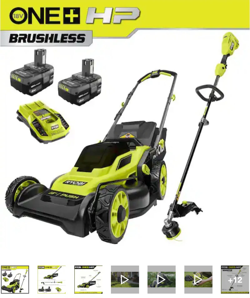 The RYOBI 18V ONE+ HP Brushless 16"