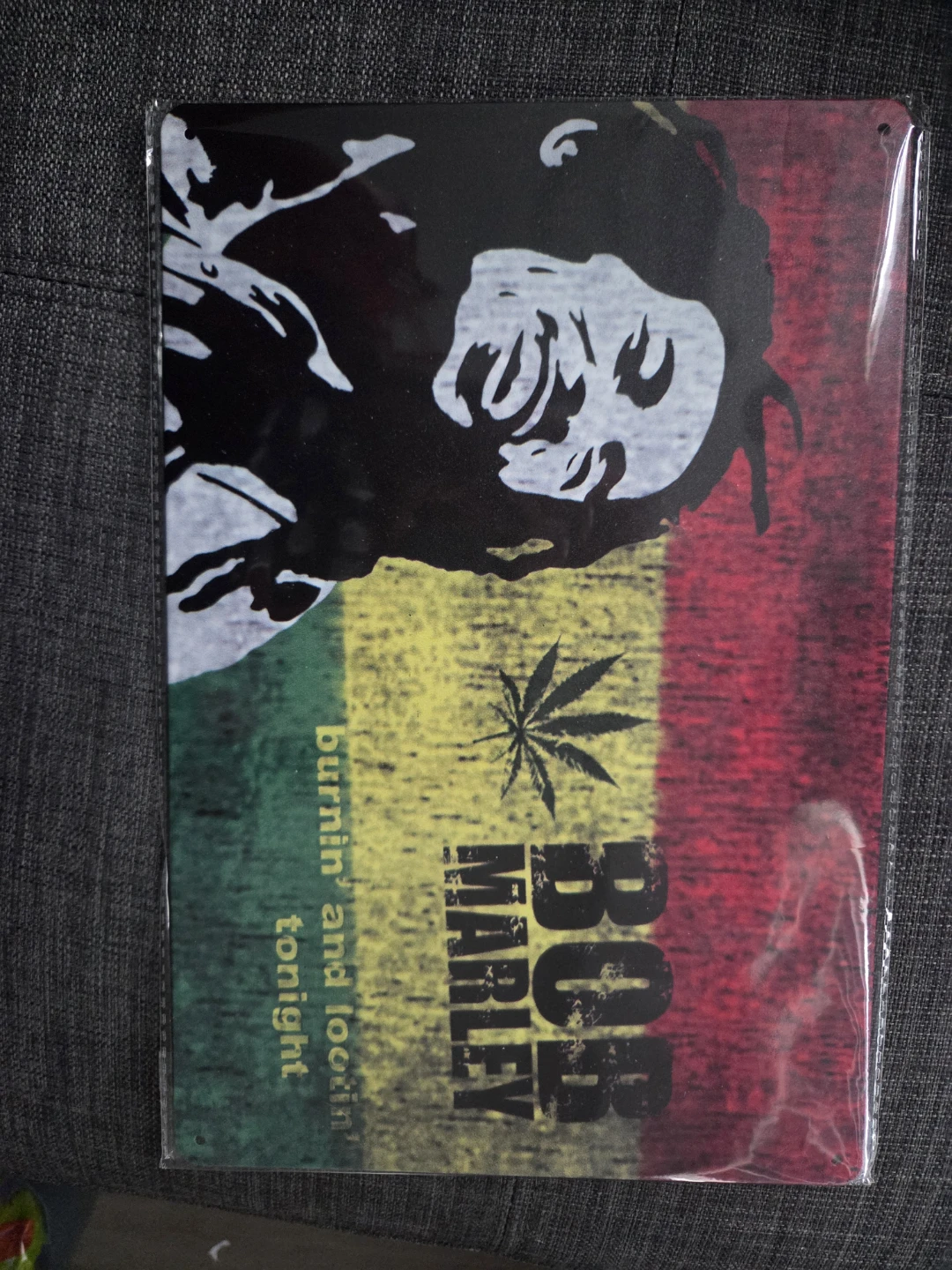 Bob Marley Metal Wall Sign