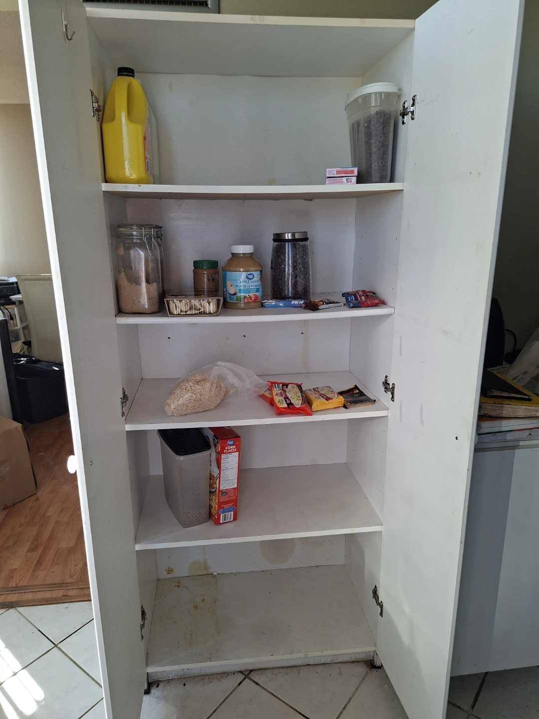 White 2-Door Pantry Cabinet - photo 2