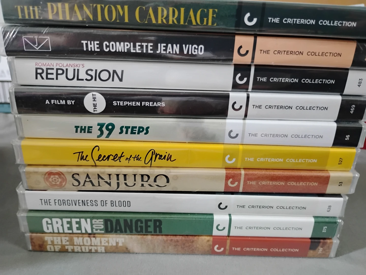 The Criterion Collection 10 New Sealed DVD Movies Set 2