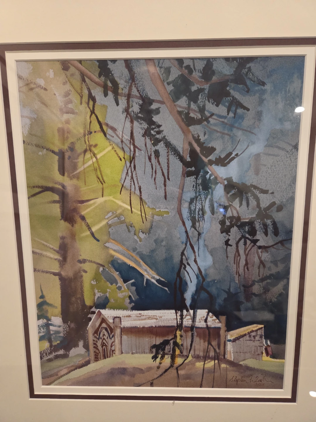 3/ 25 Rare Stephen F. Zwilling Signed Landscape Print - photo 2