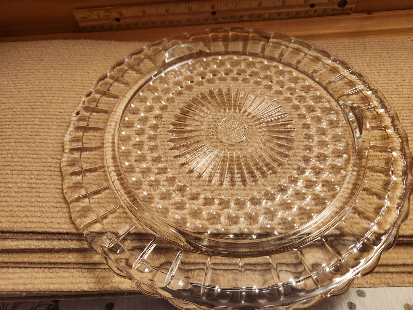 Clear Glass Serving Platter - photo 3