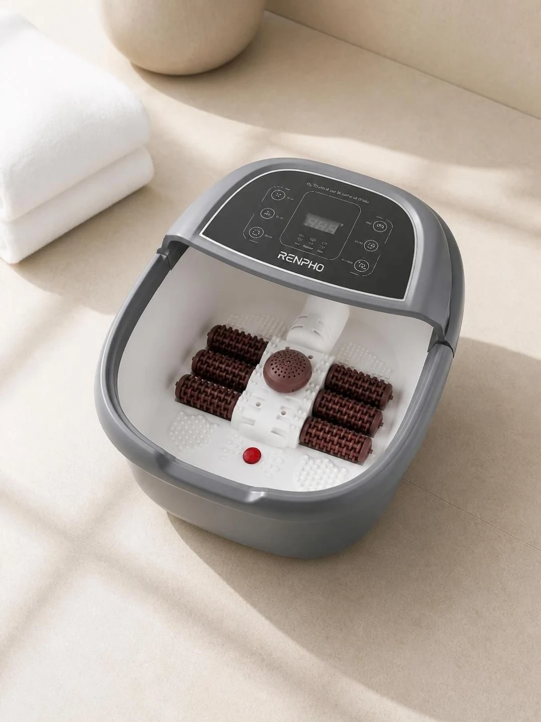 RENPHO Foot Spa Bath Massager with Rollers - photo 2