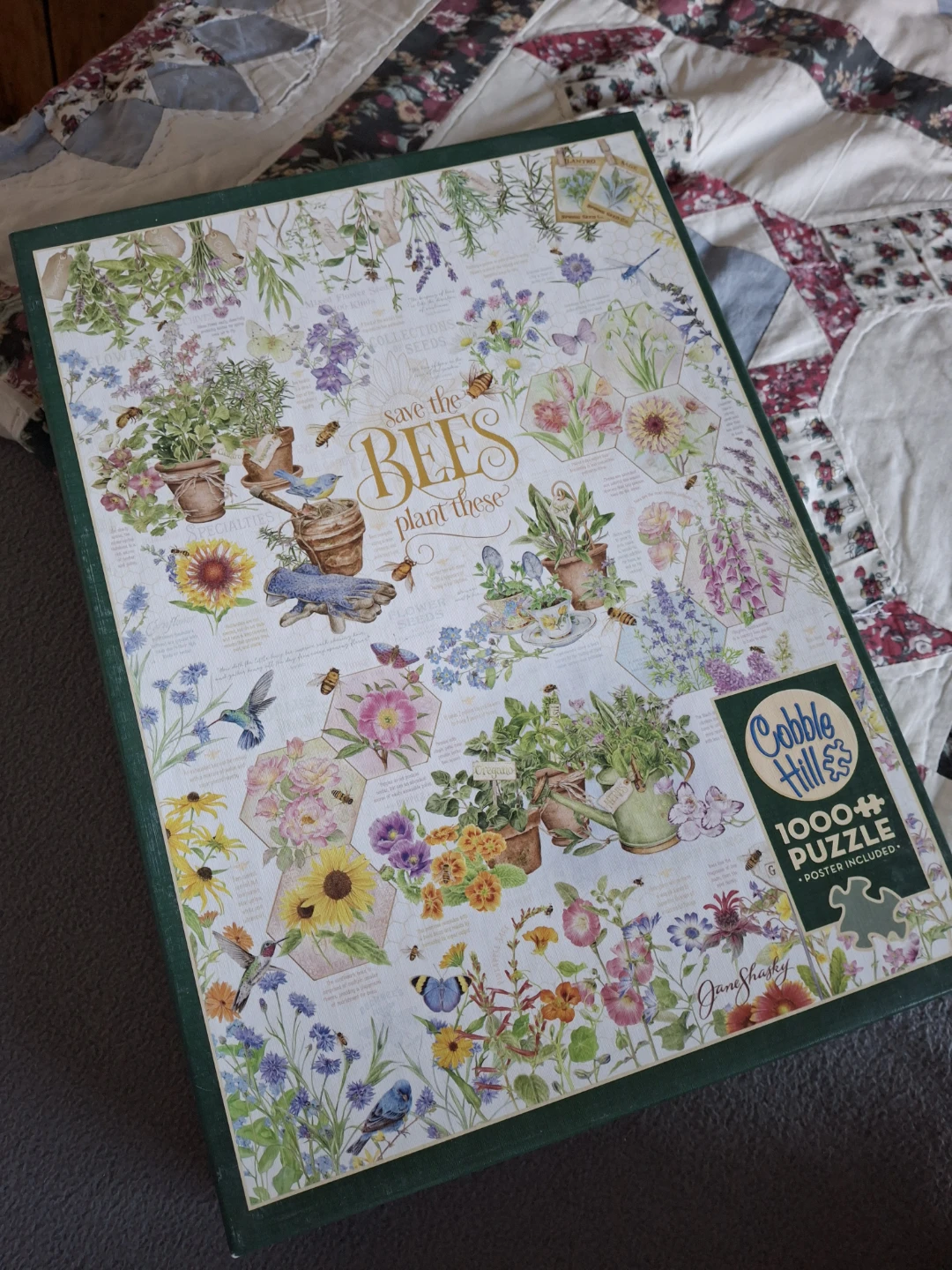 Cobble Hill 1000 Piece Save the Bees Puzzle - photo 2