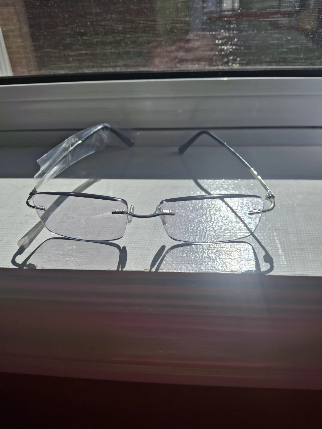 Rimless Reading Glasses with Case