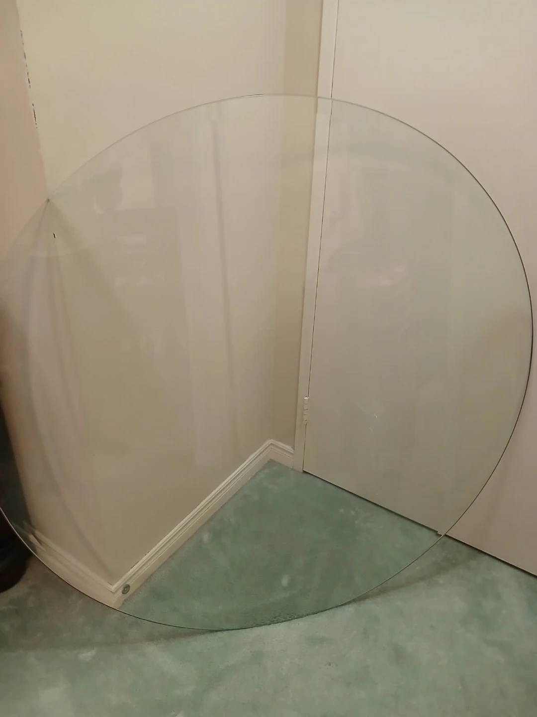 Glass table top