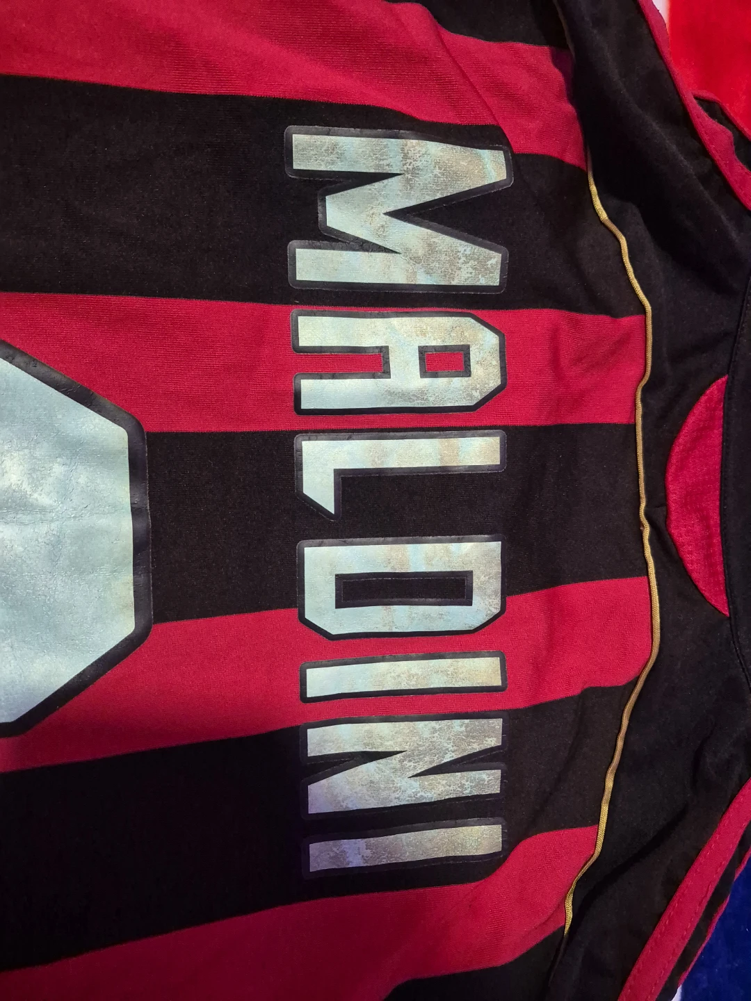 Authentic  adidas AC Milan Maldini Jersey - photo 4
