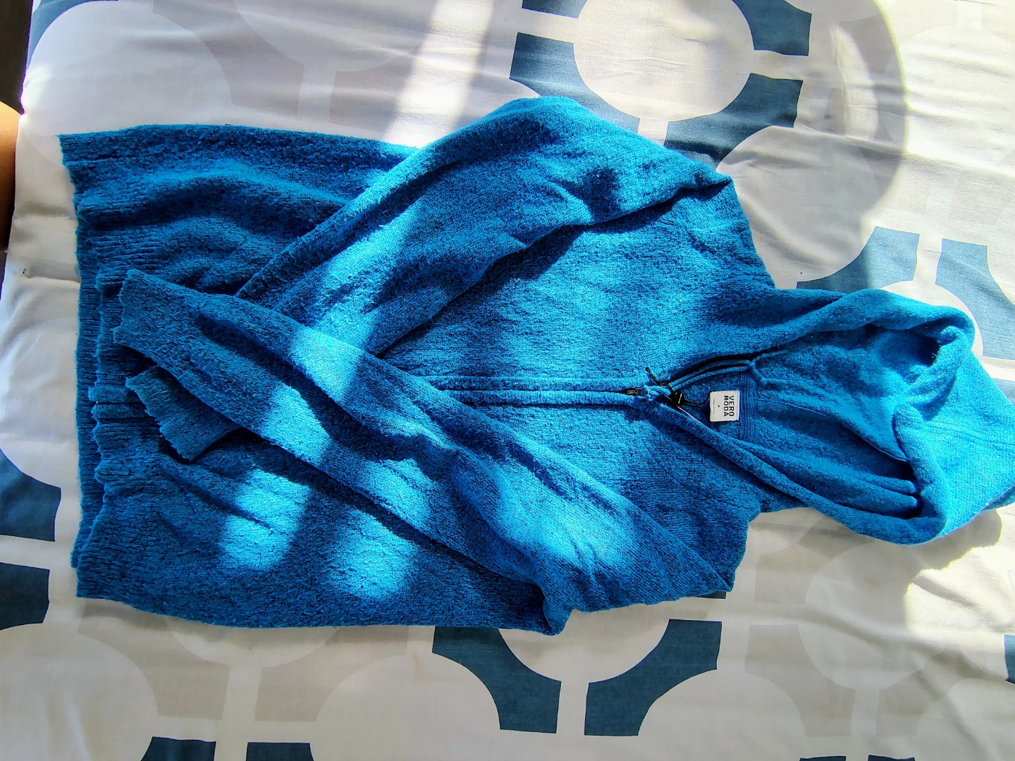 Vero Moda Blue Full Zip Hoodie - photo 2