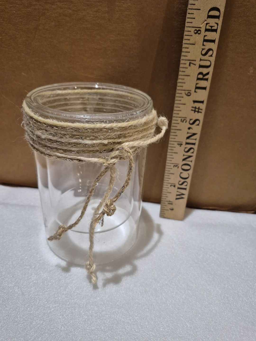 Clear Glass Jar with Twine Accent (Skokie) - photo 4