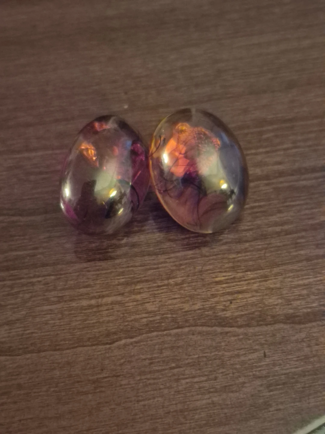 Vintage amber earings