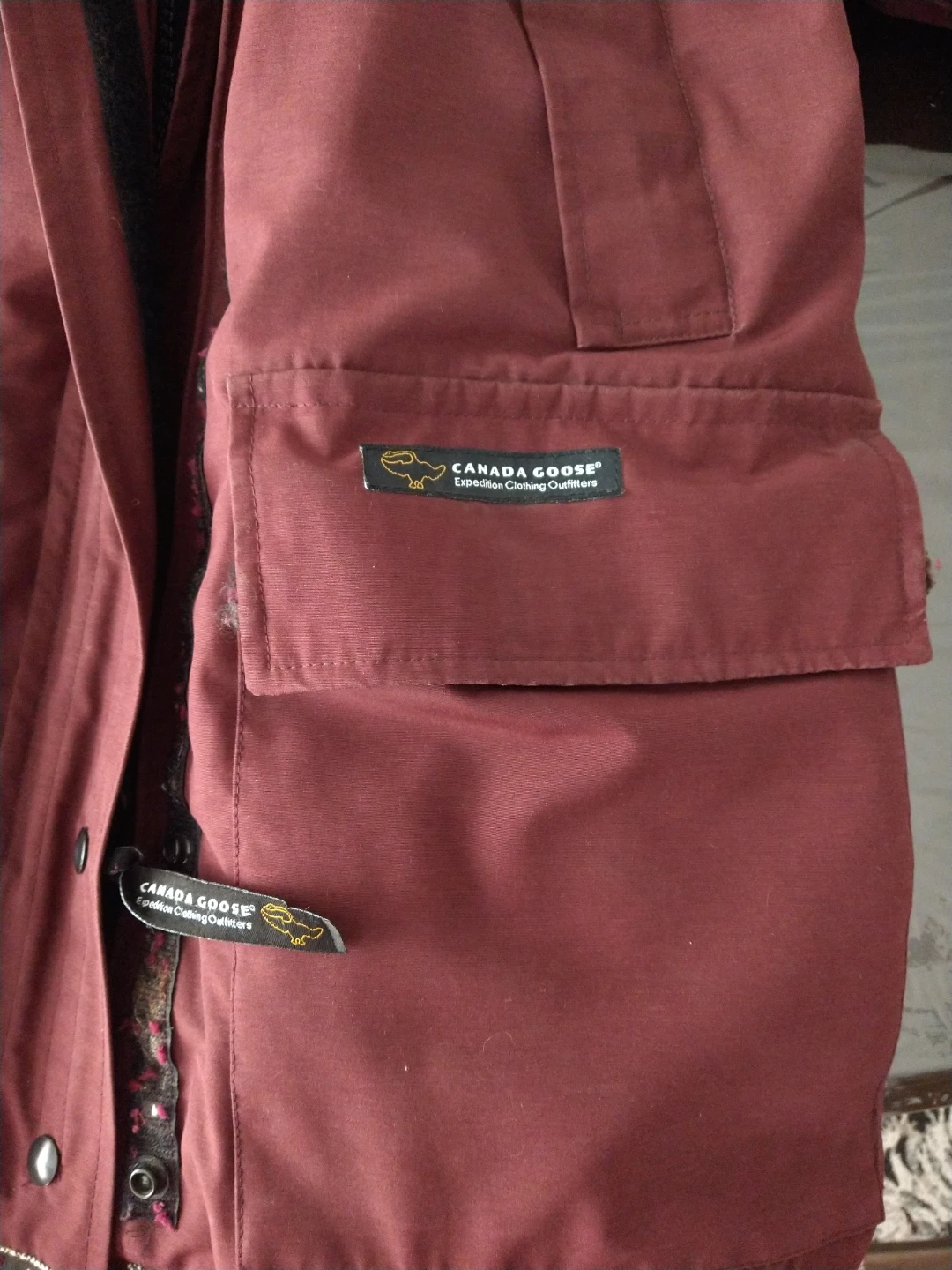 Canada Goose Expedition Parka - Maroon - Size Medium - photo 4
