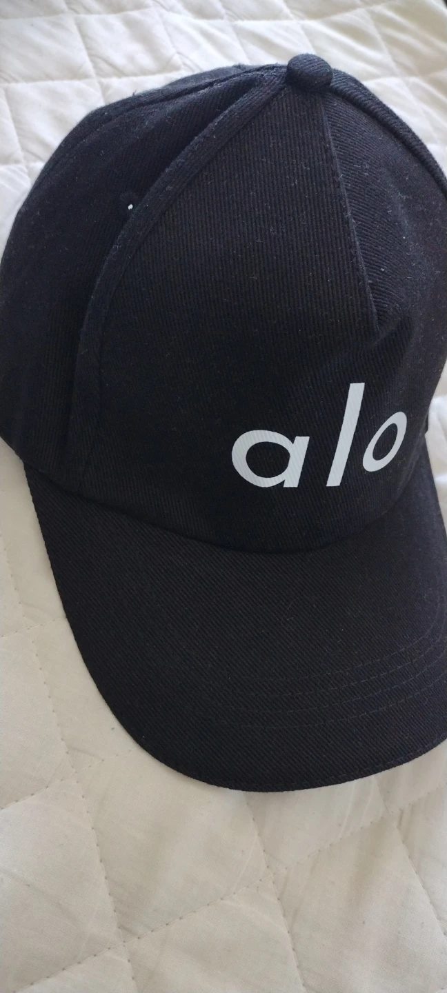 Alo Yoga Black Baseball Cap