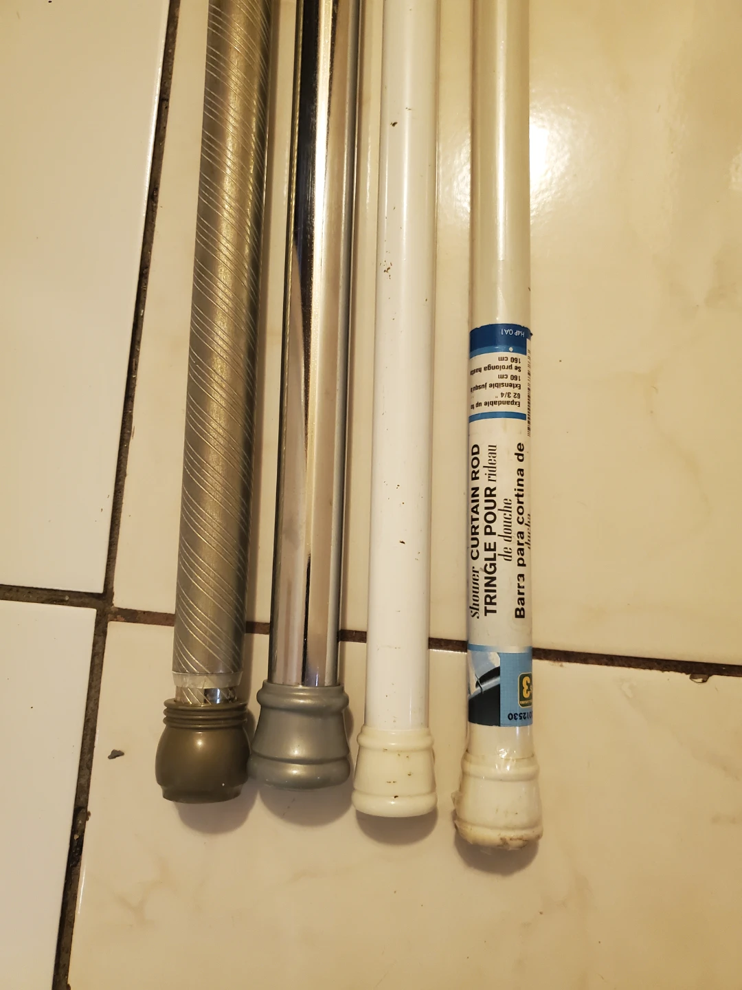 Four Assorted Shower Curtain Rods - photo 2