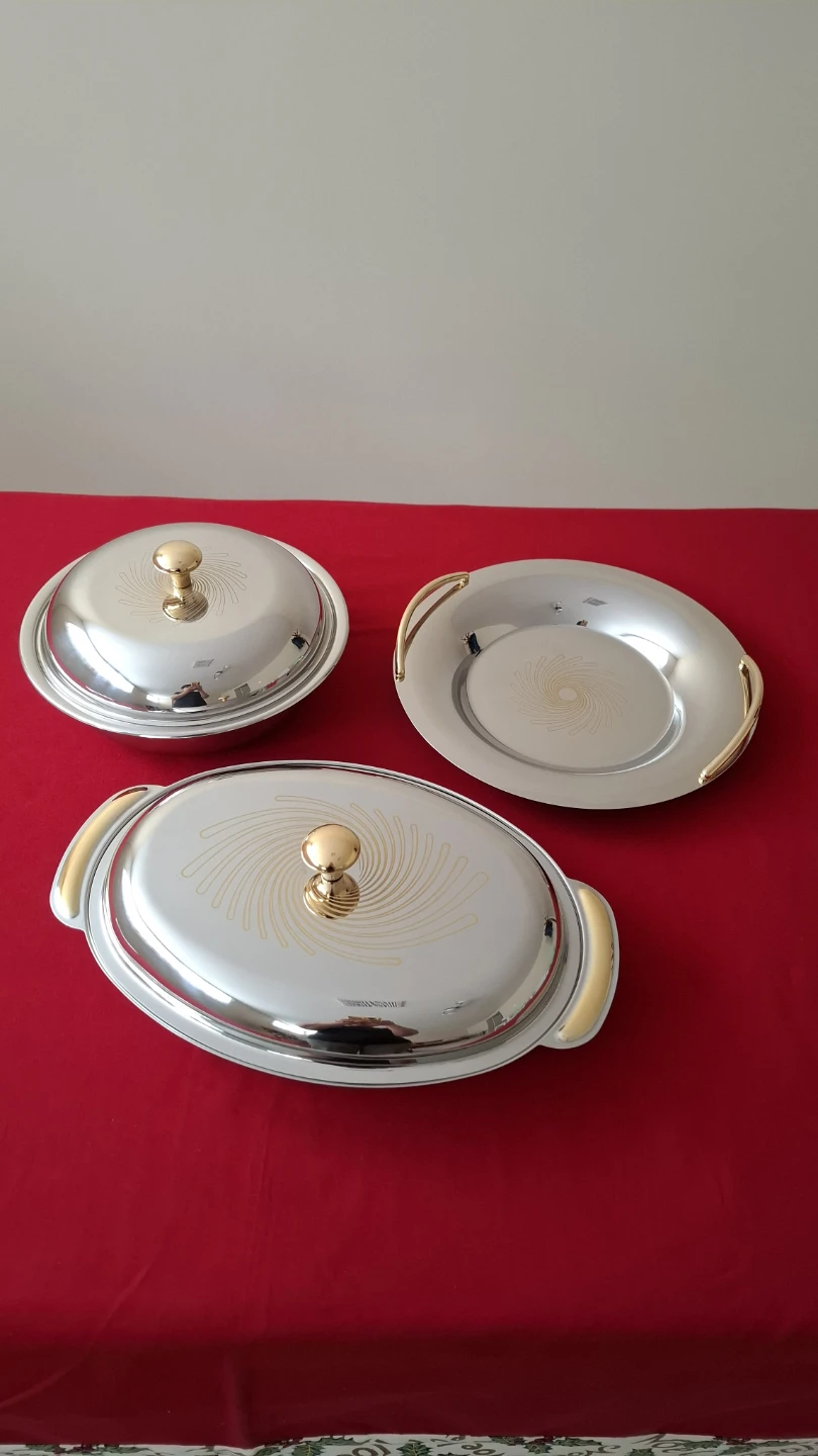 Stainless Steel Oval Serving Dishes