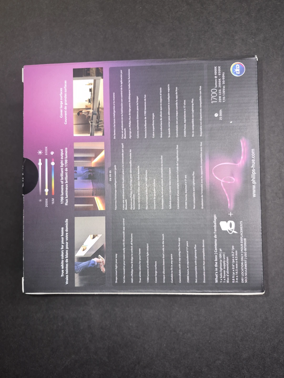 Philips Hue White and Color Solo Lightstrip 10ft - photo 2