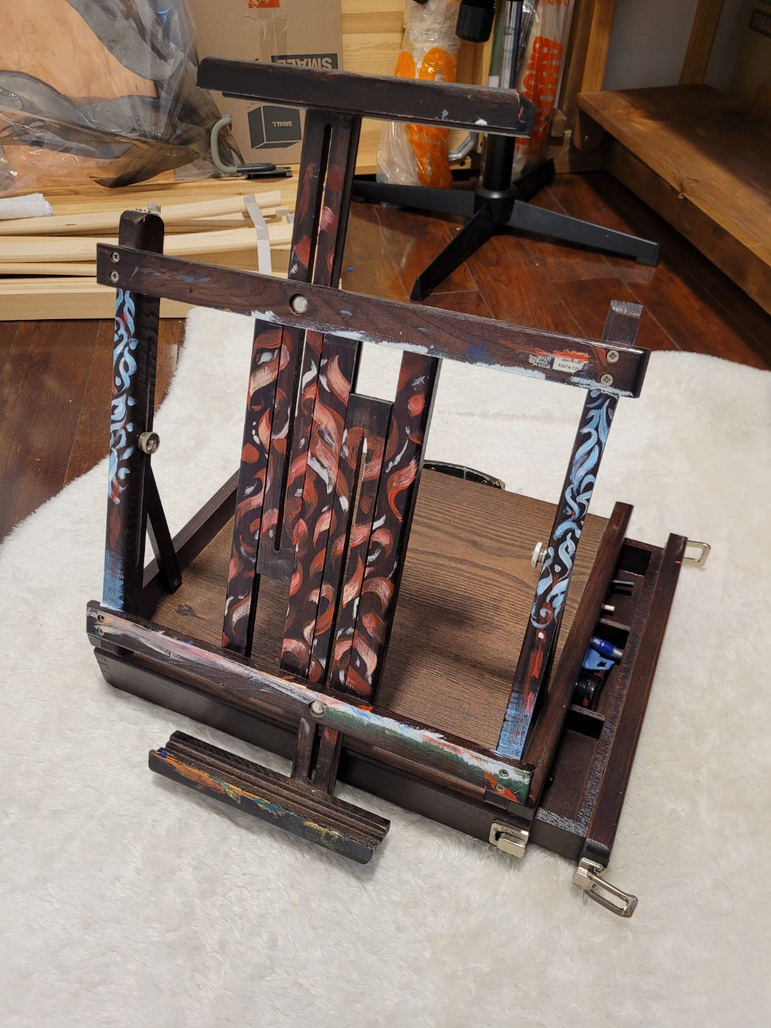Wooden Tabletop Artist Easel