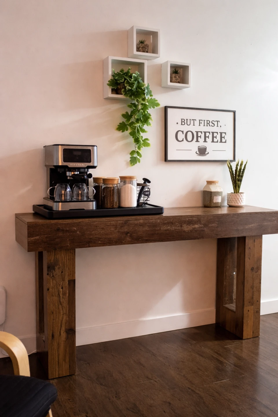 Rustic Wood Console Table - photo 4