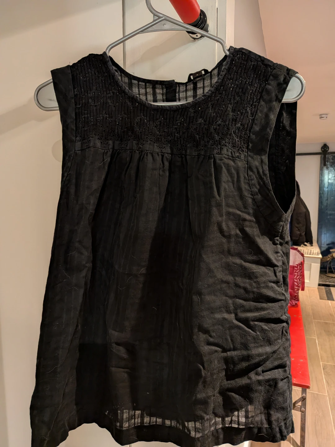 J.Crew black sleeveless top