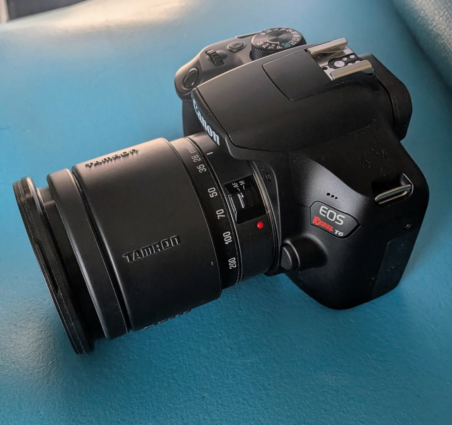 Canon EOS Rebel T6 with Tamron Lens