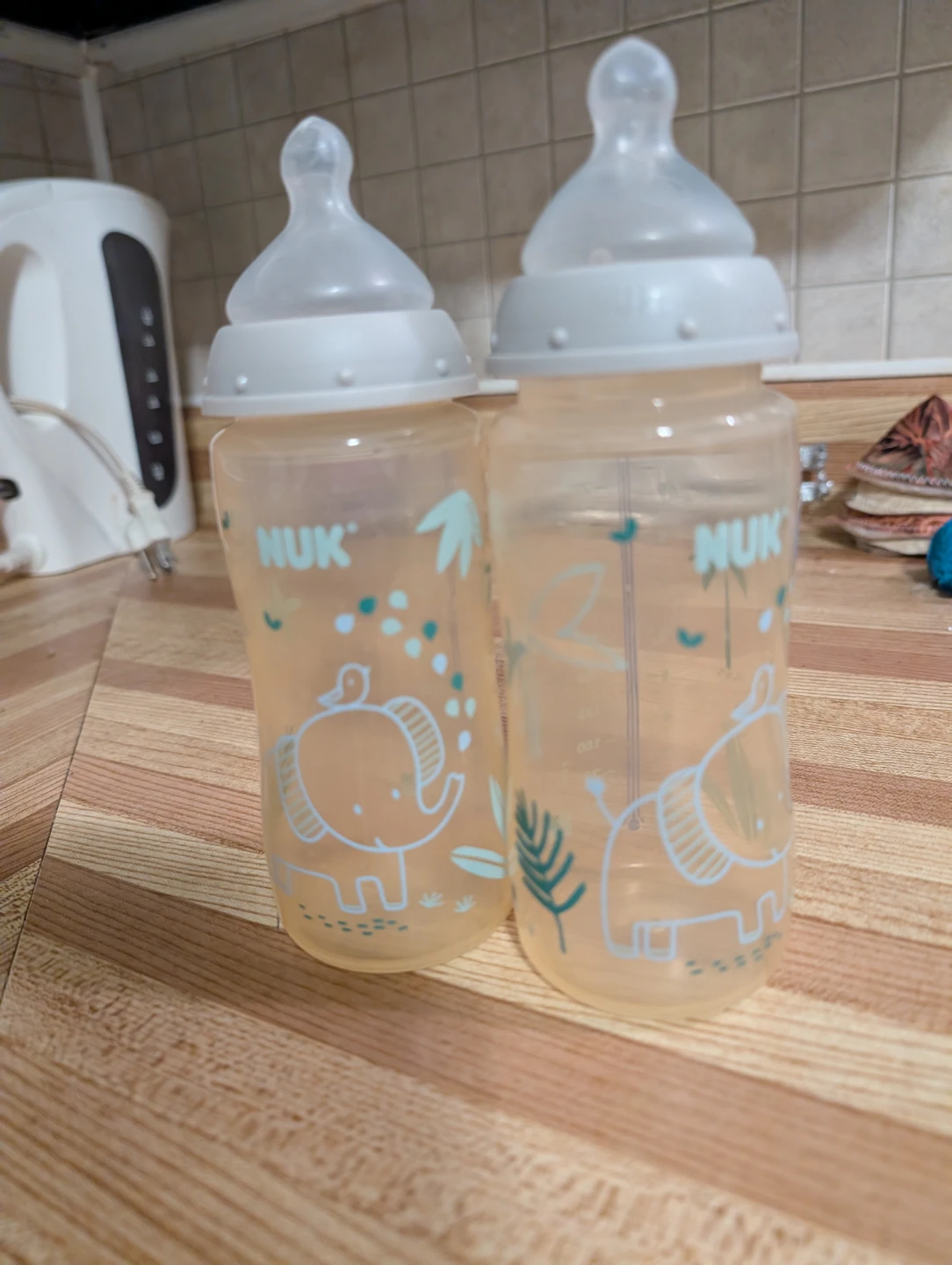 Two NUK Baby Bottles