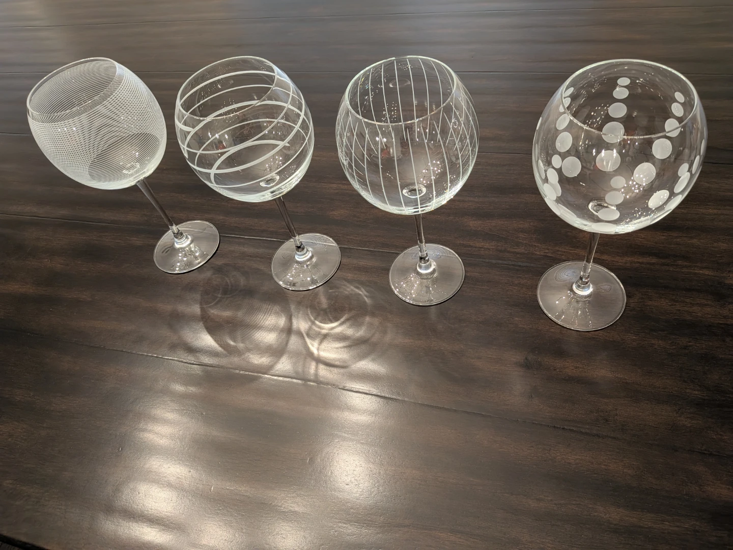 PERFECT CONDITION: Mikasa Balloon Glasses, set of 4