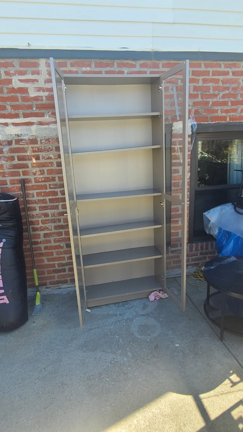 IKEA Billy Glass Door Bookcase