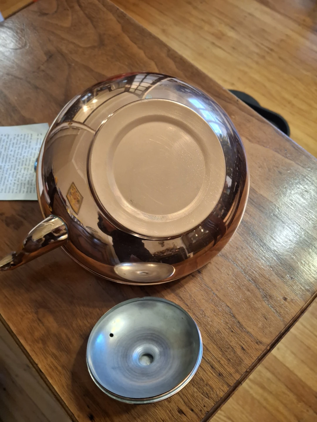 Solid Copper Kettle - photo 4