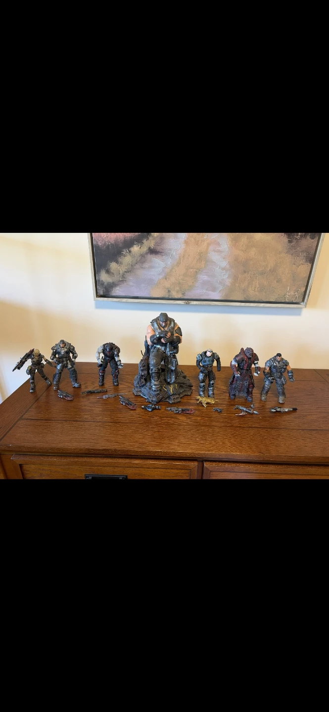 Gears of War Action Figure Collection lot - photo 2