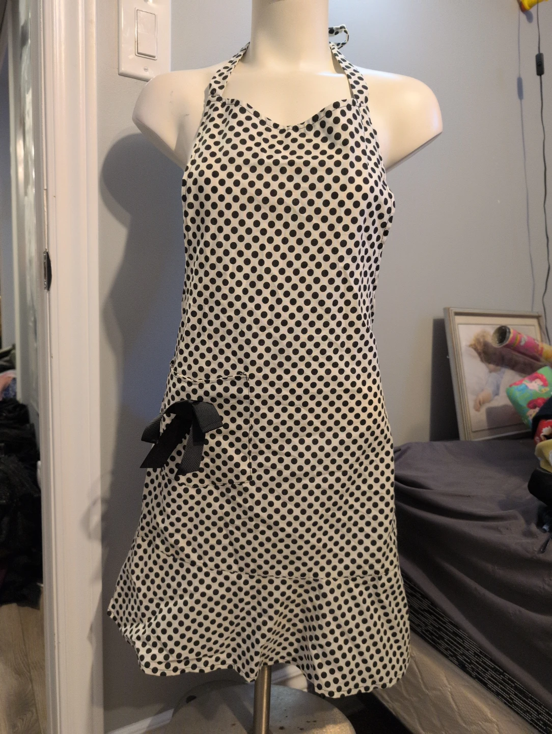Polka Dot Kitchen Apron
