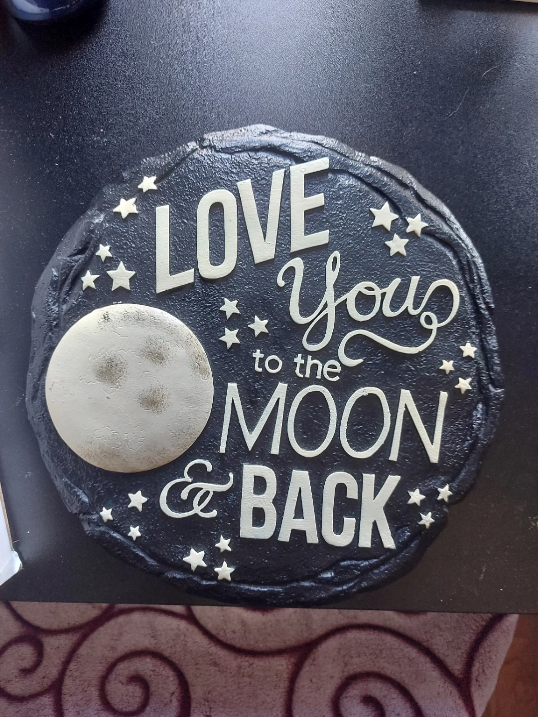 Love You to the Moon & Back wall plaque