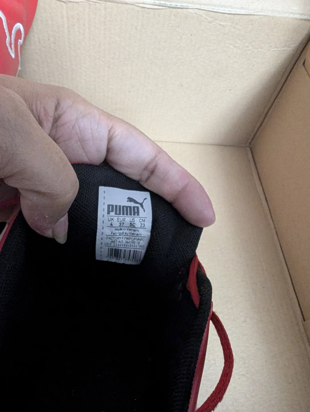 Puma Ferrari Shoes Red - photo 5