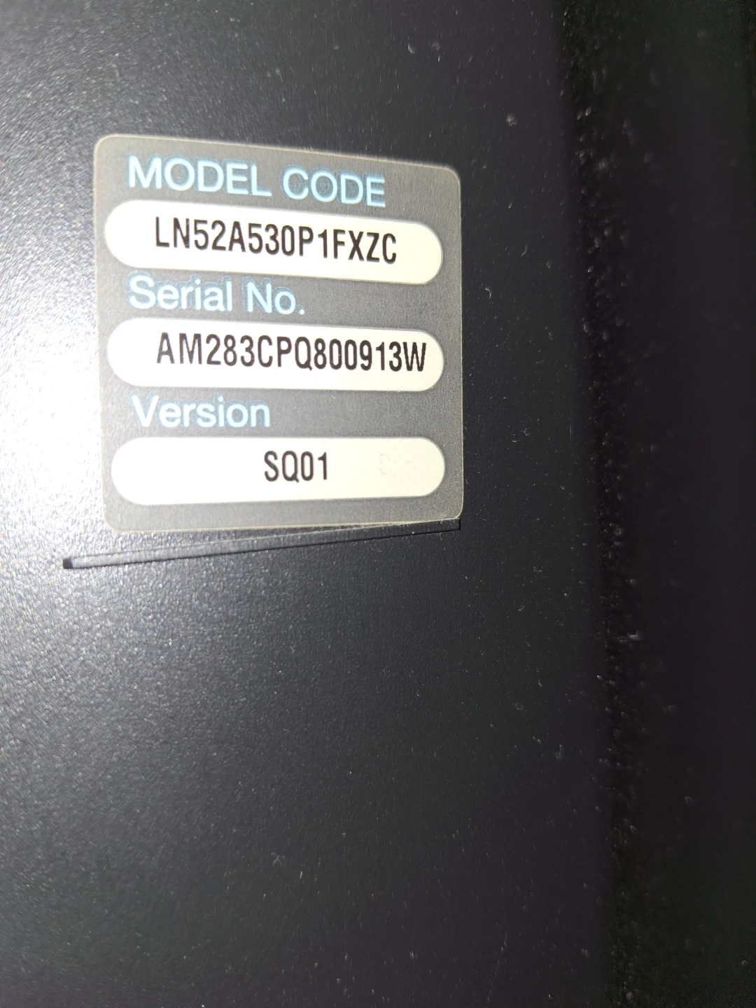 Samsung 52-inch LCD Television LN52A530P1FXZC - photo 2