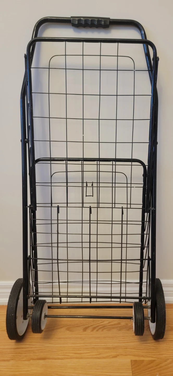 Folding Wire Shopping Cart - photo 5
