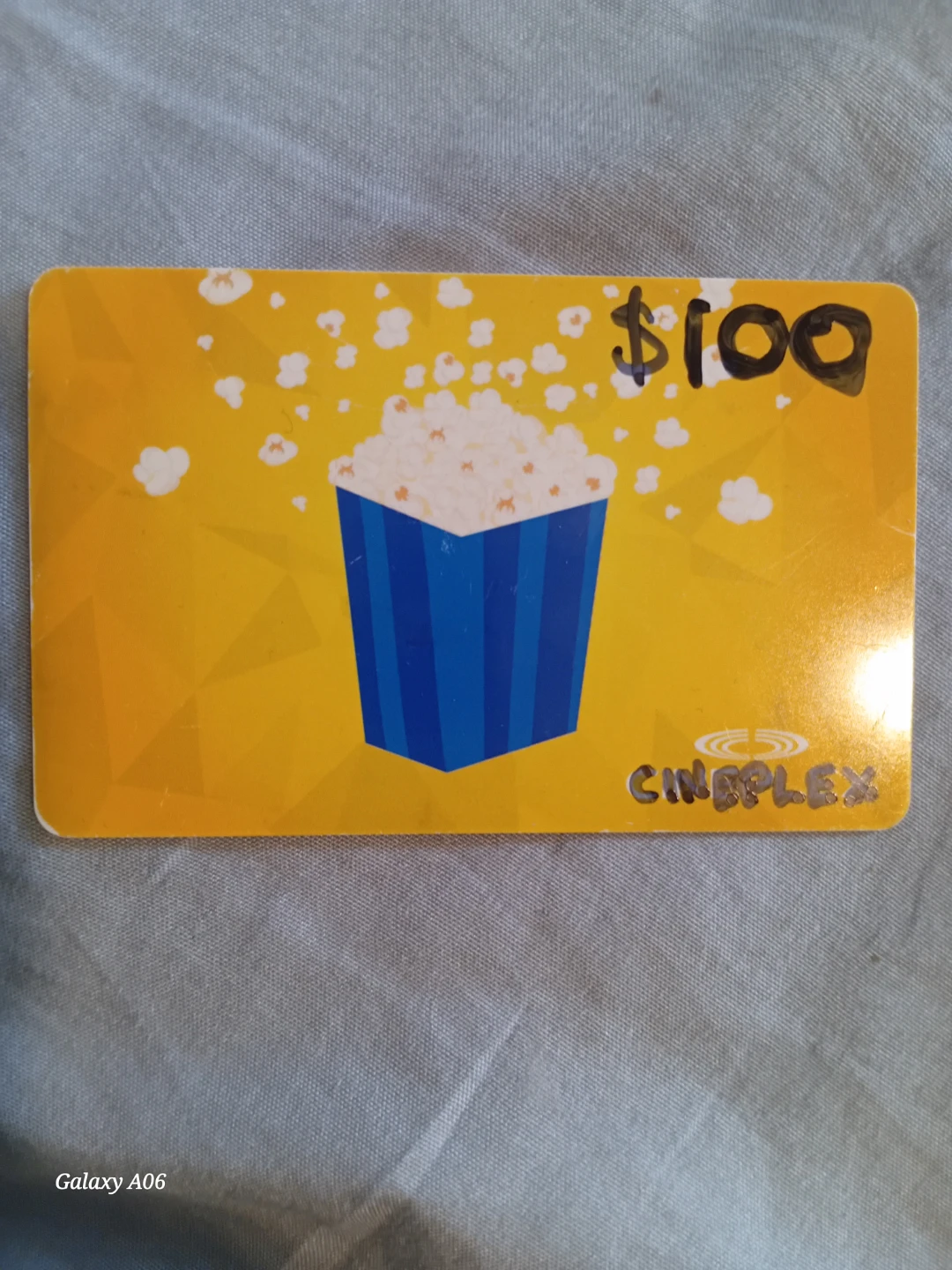 Cineplex $100 Giftcard