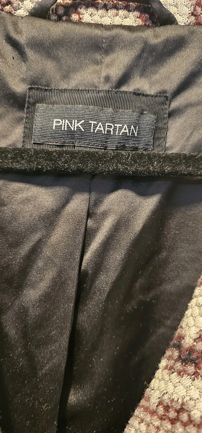 Pink Tartan Cropped Jacket - photo 2
