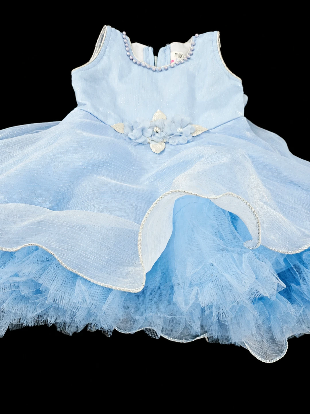 Light blue tulle party dress - photo 2